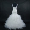 CW499 Full Beading Ruffle Tiered Mermaid Wedding dress