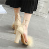 BS125 Feathers Bridal heels ( 3 Colors)