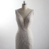 HW186 High quality V-neck sequin beading Mermaid Wedding dress