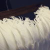 BH71 Strapless Feather Homecoming Dresses
