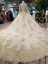 HW04 Real Sample Picture luxury glitter wedding gowns