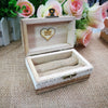 DIY89 Personalized Rustic Wedding Ring Bearer Box