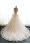 CW09 Vintage off the shoulder Boho Wedding Dress