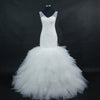 CW499 Full Beading Ruffle Tiered Mermaid Wedding dress