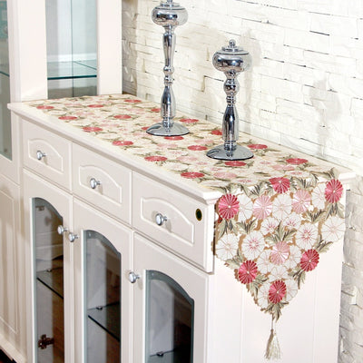 DIY367 Elegant Embroidered Table Runner