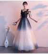 BH113 Elegant gradient color Bridesmaid dress (4 Colors)