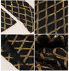 MX186 High Neck Sequin Cocktail Dresses (Black/Gold)