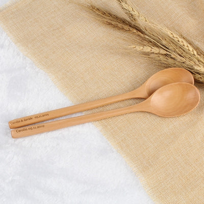 DIY240 Personalized Wood Spoon Gifts for Guests
