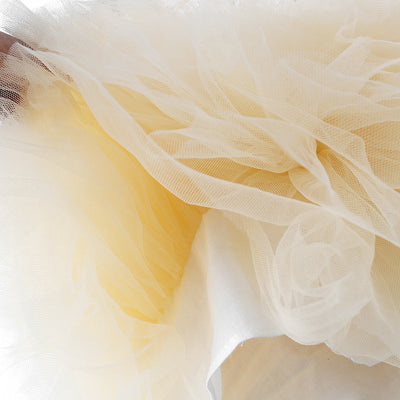 FG214 Tulle Beige tutu Toddler Dress