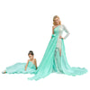 MM19 Mother & Daughter green Fluorspar Evening Dresses