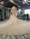 HW52 Luxury Spaghetti Straps mermaid wedding dress with jacket