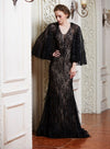 LG399 Real Pictures Evening Gown Feathers beaded +Jackets(2 colors )