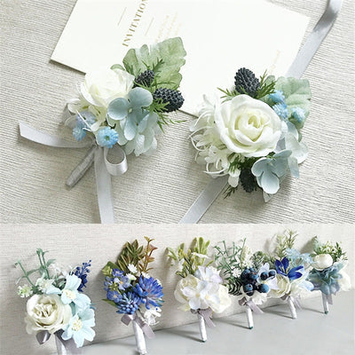 DIY208 : 8 styles Boutonnieres flower for Wedding