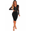 JR32 V-Neck Sequins long sleeve Bodysuits