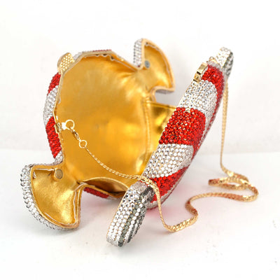 CB61 Candy shape Crystal Evening Clutch  bags (2 Colors)
