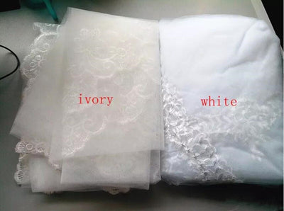 BV06 One Layer Vintage Bridal Veil