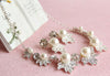 BJ146 Korean Style pearl bridal Jewelry sets(necklace+earrings+crown)
