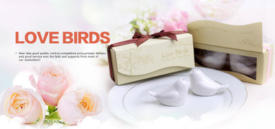 DIY225 Love Bird Salt & Pepper Shaker Wedding Souvenirs