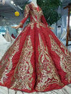 CG207 Real pictures vintage muslim Wedding dress+veil