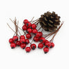 DIY23 : 50 pcs/lot Artificial Red Berries for Wedding & Occasion Decor
