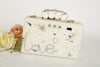 BS147 Luxurious Bridal shoes with matching  clutch bags set