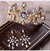 BJ101 Set of Vintage Bridal Jewelry (Tiara and Earring )