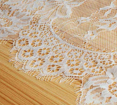 DIY210 White Lace Table Runner for Wedding Decoration