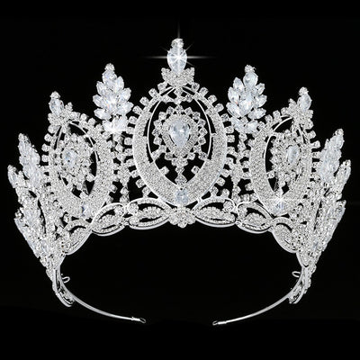 BJ226 Big diamond Bridal Crown
