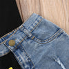 FG189 Baby Girl summer set of Sunflower Top+Short Pant
