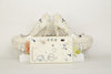 BS147 Luxurious Bridal shoes with matching  clutch bags set
