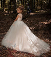 FG398 Butterfly First Communion Dress with tail