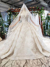HW121 Shiny off the shoulder wedding gown +matching veil