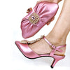 BS172 Fashion Shoes+Clutch Purses sets ( 9 Colors )