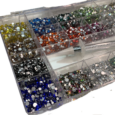BC88 Mixed 20 colors Rhinestones Nail Art Decoration