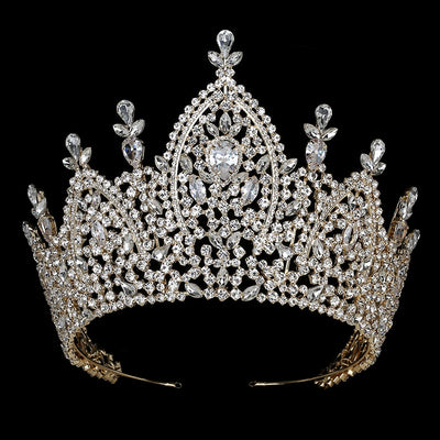 BJ218 Luxury Wedding Crowns (Silver/Gold)