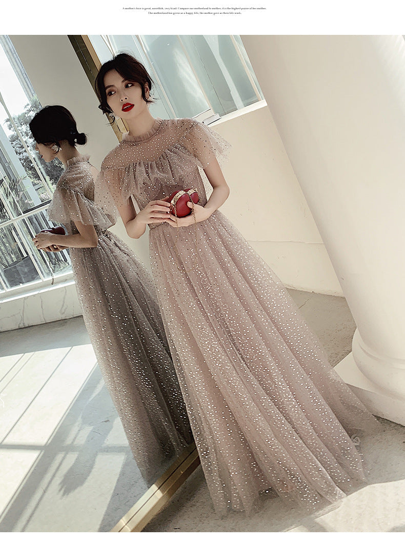 Womens Korean Floral Long Sleeves Skirt Chiffon Maxi Summer Fashion Beach  Dress | eBay