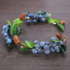 BJ114 Artificial berries fruit Bridal Crowns (5 Colors)