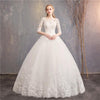 CW403 Real Pictures Half Sleeve Lace Bridal Dresses