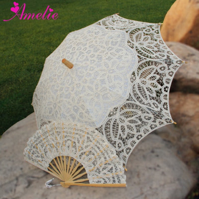 DIY211 : 15 styles set of Bridal Umbrella+Fan