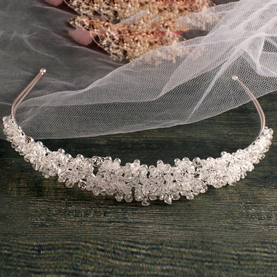 BJ413 Crystal bridal headband