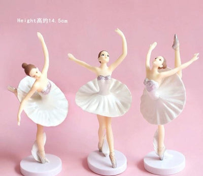 DIY410 Ballet Girls Cake Topper for Wedding,Party supplies