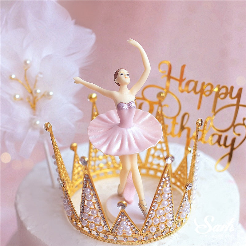 Dance Cake Toppers - Girls Cake Cupcake Toppers Kids Birthday Party  Decoration - Aliexpress