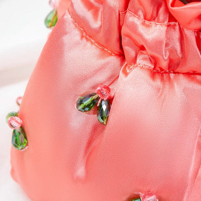CB400 Pink Satin Prom Clutch Purses