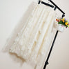 CK72 Floral embroidery Midi skirts ( 5 Colors )