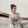 BH306 Light Blue Homecoming Dress