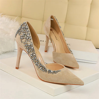 BS90 Diamond Bridal Thin Heels (5 Colors)