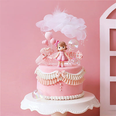 DIY317 Little Girl Cake toppers & Decorations
