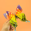 BJ345 : 12pcs /set Butterfly Bohemian Bridal clips (6 Colors)
