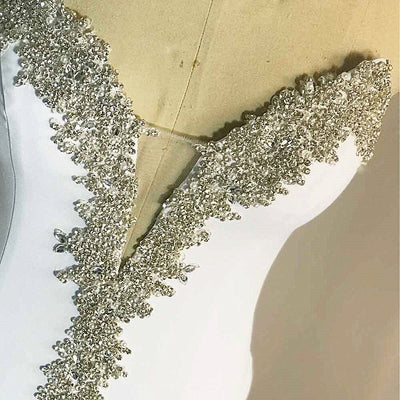 HW402 Real picture puffy ruffle mermaid Wedding dress