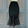CK39 Black Lace High Waist Skirt